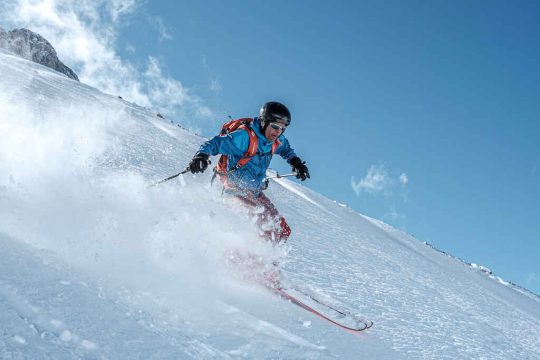 Tiefschneefahren in Engelberg