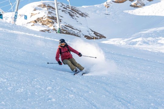 Skitechnik-Training: Innenskibelastung