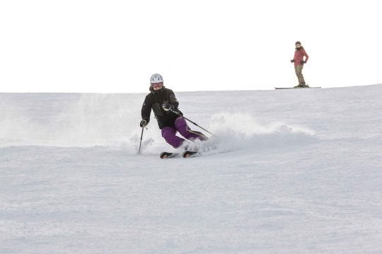 Skitechnik-Training: Carving